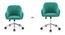 Ferris Study Chair (Aqua Blue) by Urban Ladder - Rear View Design 1 - 414291