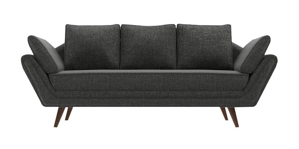 Beijing Fabric Sofa (Grey) (Grey, 3-seater Custom Set - Sofas, None Standard Set - Sofas, Fabric Sofa Material, Regular Sofa Size, Regular Sofa Type) by Urban Ladder - - 