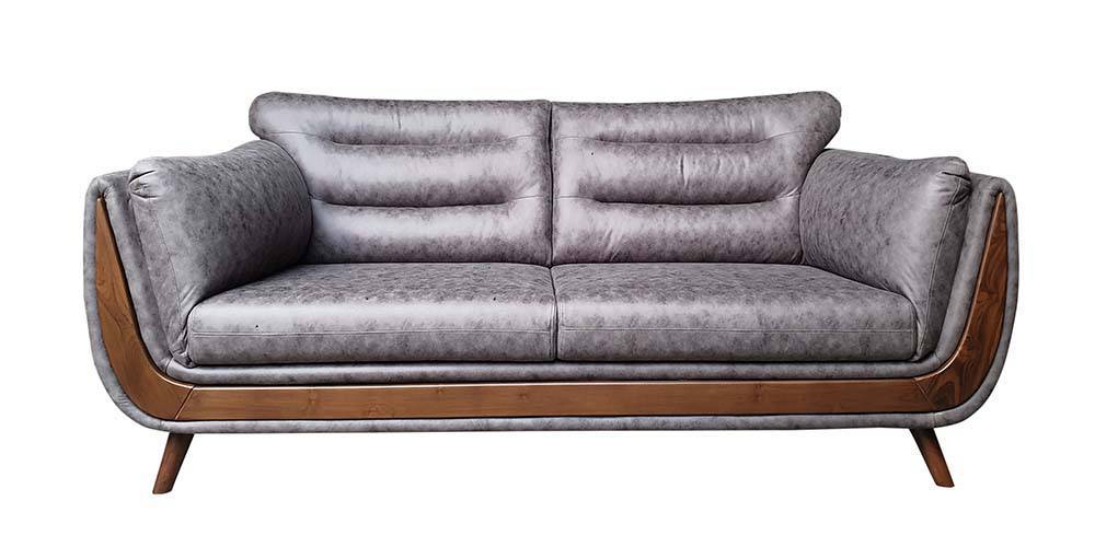 Cagliari Fabric Sofa - Grey (Grey, None Custom Set - Sofas, 3-2 Set Standard Set - Sofas, Fabric Sofa Material, Regular Sofa Size, Regular Sofa Type) by Urban Ladder - - 