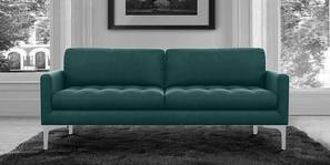 Devnya Fabric Sofa (Green) (Green, 3-seater Custom Set - Sofas, None Standard Set - Sofas, Fabric Sofa Material, Regular Sofa Size, Regular Sofa Type) by Urban Ladder - - 