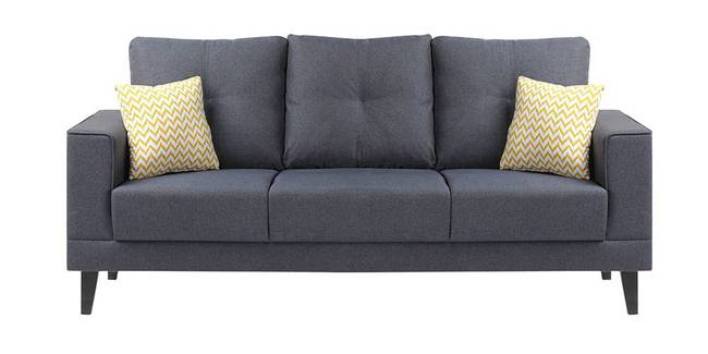 Harlem Fabric Sofa - Blue (Blue, 3-seater Custom Set - Sofas, None Standard Set - Sofas, Fabric Sofa Material, Regular Sofa Size, Regular Sofa Type)