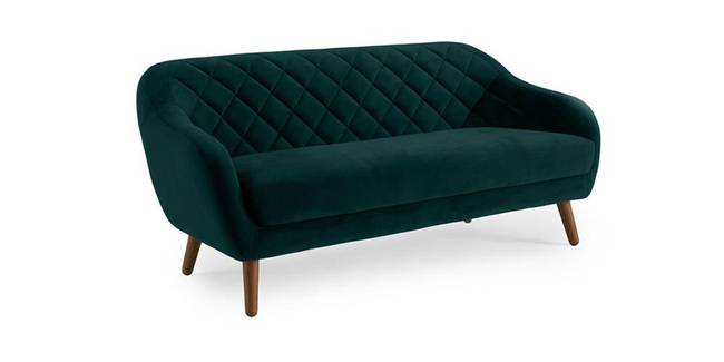 Keila Fabric Sofa (Brown) (Brown, 3-seater Custom Set - Sofas, None Standard Set - Sofas, Fabric Sofa Material, Regular Sofa Size, Regular Sofa Type)