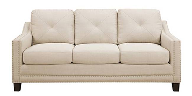 Philadelphia Fabric Sofa(Beige) (3-seater Custom Set - Sofas, None Standard Set - Sofas, Beige, Fabric Sofa Material, Regular Sofa Size, Regular Sofa Type)