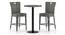 Holmes High Chair - Set of 2 (Grey) by Urban Ladder - Half View Design 1 - 414686