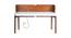 Albert Study Table (White & Oak Finish) by Urban Ladder - Cross View Design 1 - 414707