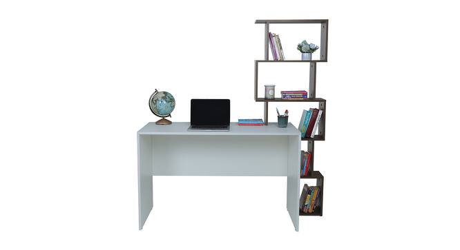 Charles Study Table (White Finish) by Urban Ladder - Cross View Design 1 - 414714