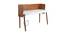 Albert Study Table (White & Oak Finish) by Urban Ladder - Design 1 Side View - 414720