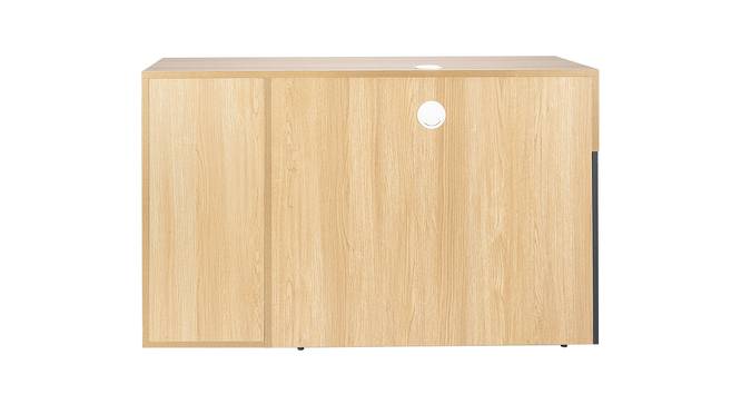 Azai Study Table (Light Oak Finish) by Urban Ladder - Design 1 Side View - 414726