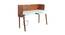 Albert Study Table (White & Oak Finish) by Urban Ladder - Front View Design 1 - 414734