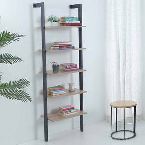 Super Deals Design Emma Engineered Wood Bookshelf in Grey & Light Oak
