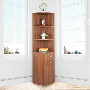 Atmospheres Design Symmetry Engineered Wood Bookshelf in Dark Oak Finish