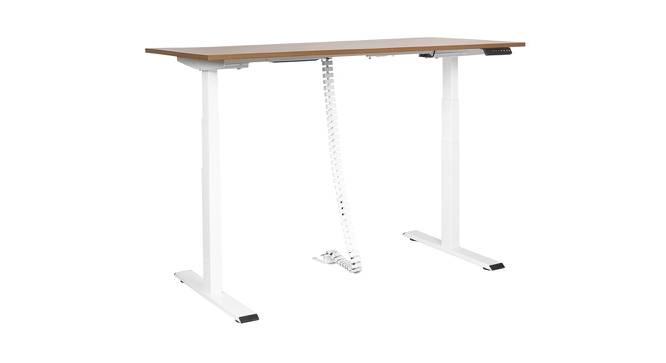 Gabriel Study Table (Dark Oak Finish) by Urban Ladder - Design 1 Side View - 414815