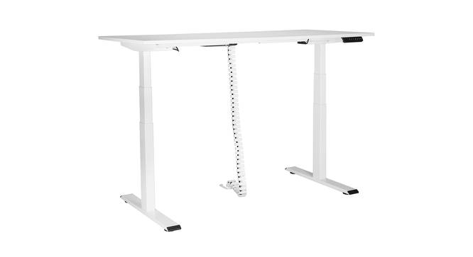 Gabriel Study Table (White Finish) by Urban Ladder - Design 1 Side View - 414816