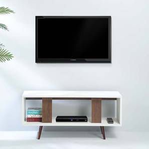 Atmospheres Design Sigma Engineered Wood Free Standing TV Unit in White Finish