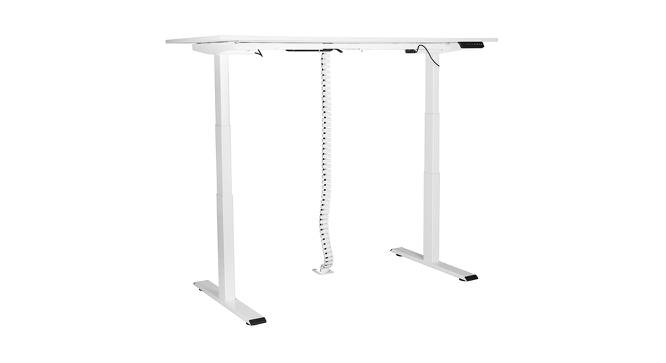 Gabriel Study Table (White Finish) by Urban Ladder - Design 1 Side View - 414905