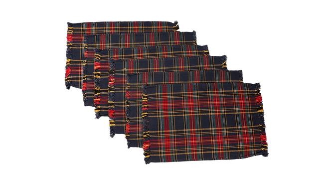 Capella Table Mat Set of 6 (Red & Green) by Urban Ladder - Front View Design 1 - 414988