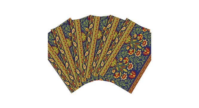 Carissa Table Mat Set of 6 (Blue) by Urban Ladder - Front View Design 1 - 414992