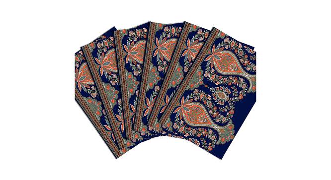 Carlina Table Mat Set of 6 (Navy) by Urban Ladder - Front View Design 1 - 414994