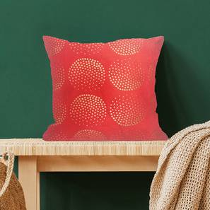 Home Decor In Burdwan Design Katniss Cushion Cover (Red, 41 x 41 cm  (16" X 16") Cushion Size)