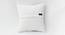 Ayonna Cushion Cover (61 x 61 cm  (24" X 24") Cushion Size, Brown & White) by Urban Ladder - Design 1 Side View - 415709