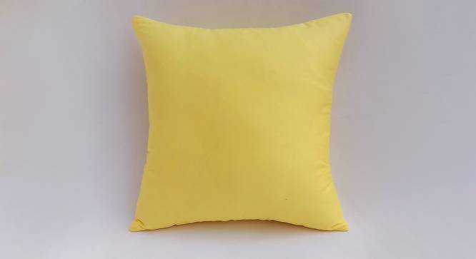 Corbin Cushion Cover (Yellow, 35.5 x 35.5 cm  (14" X 14") Cushion Size) by Urban Ladder - Front View Design 1 - 415829