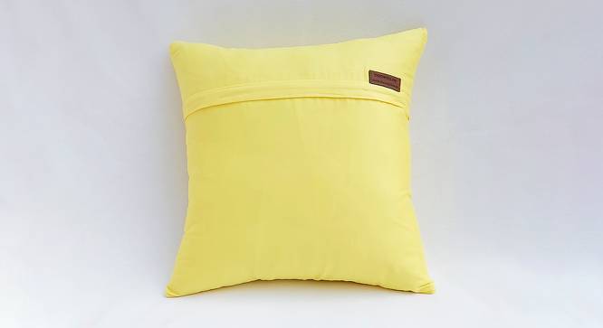 Corbin Cushion Cover (Yellow, 30 x 30 cm  (12" X 12") Cushion Size) by Urban Ladder - Cross View Design 1 - 415902