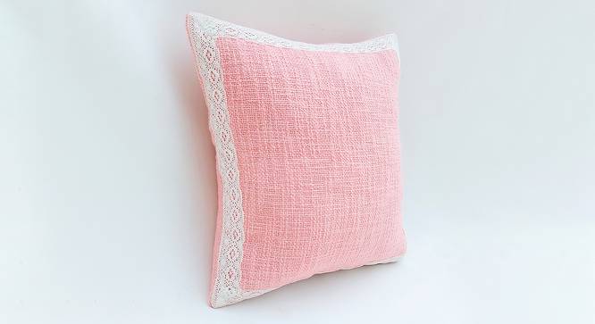 Danna Cushion Cover (Blush, 35.5 x 35.5 cm  (14" X 14") Cushion Size) by Urban Ladder - Front View Design 1 - 416141