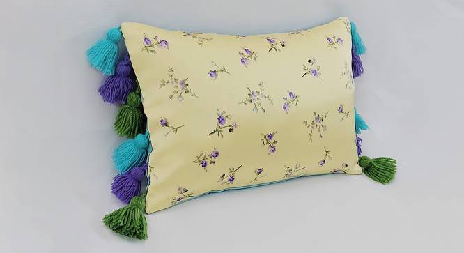 Florian Cushion Cover (Yellow, 30 x 91 cm  (12" X 36") Cushion Size) by Urban Ladder - Front View Design 1 - 416174