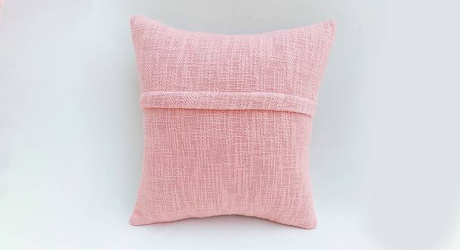 Danna Cushion Cover (Blush, 35.5 x 35.5 cm  (14" X 14") Cushion Size) by Urban Ladder - Cross View Design 1 - 416231