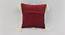 Gael Cushion Cover (Maroon, 35.5 x 35.5 cm  (14" X 14") Cushion Size) by Urban Ladder - Design 1 Side View - 416578