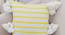 Kimberlin Cushion Cover (Yellow, 56 x 56 cm  (22" X 22") Cushion Size) by Urban Ladder - Rear View Design 1 - 416953
