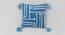 Marlee Cushion Cover (Blue, 35.5 x 35.5 cm  (14" X 14") Cushion Size) by Urban Ladder - Front View Design 1 - 417106