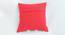 Saul Cushion Cover (Red, 60 x 50 cm  (24" X 20") Cushion Size) by Urban Ladder - Design 1 Side View - 417689