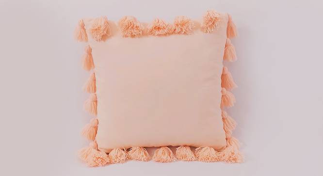 Yolette Cushion Cover (30 x 30 cm  (12" X 12") Cushion Size, Blush) by Urban Ladder - Front View Design 1 - 417918