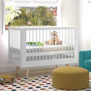 Kids Bed Design Solid Wood Crib in Colour