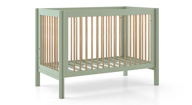 Brent Crib (Mint Green Finish) by Urban Ladder - Front View Design 1 - 418567