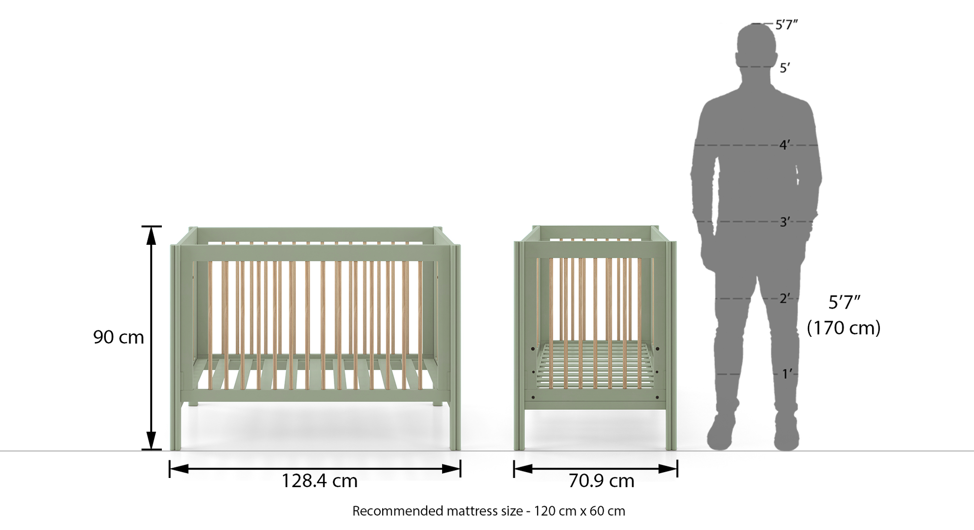 Brent Crib Urban Ladder