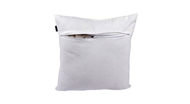 Joey Cushion Cover (White, 41 x 41 cm  (16" X 16") Cushion Size) by Urban Ladder - Cross View Design 1 - 418785