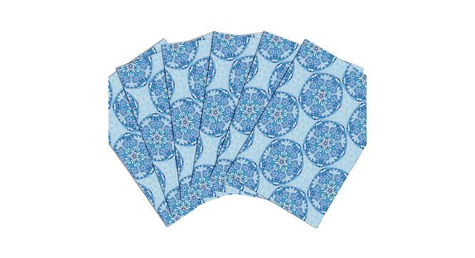 Marconi Table Mat Set of 6 (Blue) by Urban Ladder - Front View Design 1 - 418836