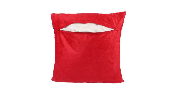 Mance Cushion Cover (Red, 41 x 41 cm  (16" X 16") Cushion Size) by Urban Ladder - Cross View Design 1 - 418868