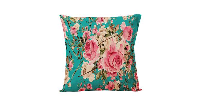Rocco Cushion Cover (Blue, 41 x 41 cm  (16" X 16") Cushion Size) by Urban Ladder - Front View Design 1 - 418925