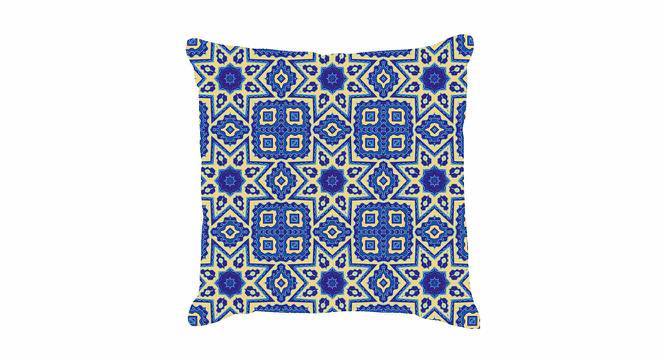 Renesmee Cushion Cover (Blue, 41 x 41 cm  (16" X 16") Cushion Size) by Urban Ladder - Front View Design 1 - 418931