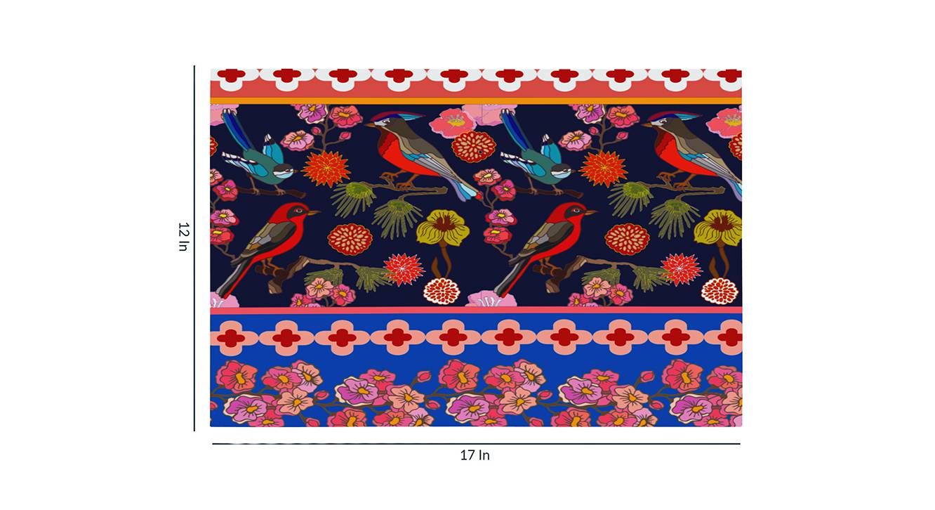 Black Satin Table Mat Urban Ladder