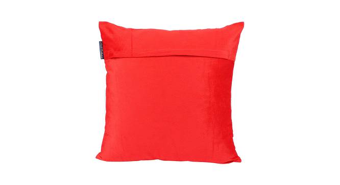 Uther Cushion Cover (Red, 41 x 41 cm  (16" X 16") Cushion Size) by Urban Ladder - Cross View Design 1 - 419011