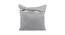 Viserys Cushion Cover (Grey, 41 x 41 cm  (16" X 16") Cushion Size) by Urban Ladder - Cross View Design 1 - 419013