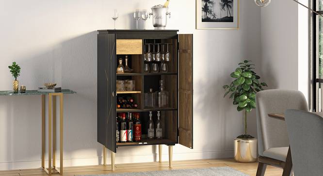 Dante Bar Cabinet (Black) by Urban Ladder - Full View Design 1 - 419032