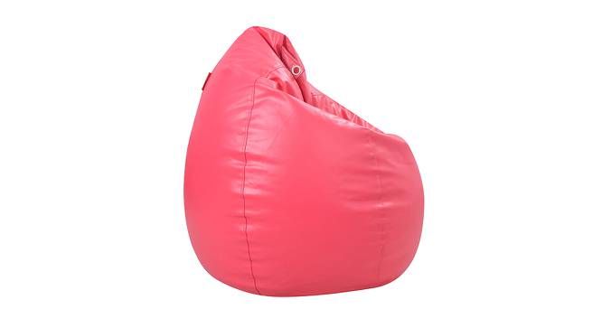 Carlina Filled Bean Bag (Pink, with beans Bean Bag Type) by Urban Ladder - Cross View Design 1 - 419118