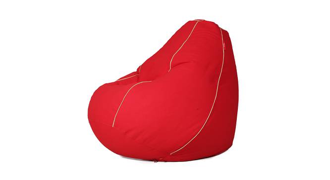 Candella Filled Bean Bag (Red, with beans Bean Bag Type) by Urban Ladder - Cross View Design 1 - 419119