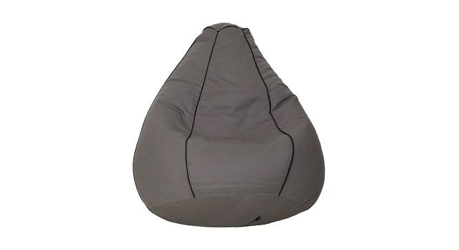 Candella Filled Bean Bag (Grey, with beans Bean Bag Type) by Urban Ladder - Cross View Design 1 - 419120