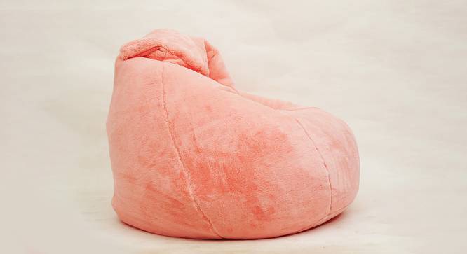 Dalary Filled Bean Bag (Pink, with beans Bean Bag Type) by Urban Ladder - Cross View Design 1 - 419180